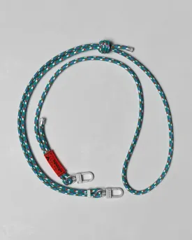 6.0mm Rope / Teal Blue Patterned