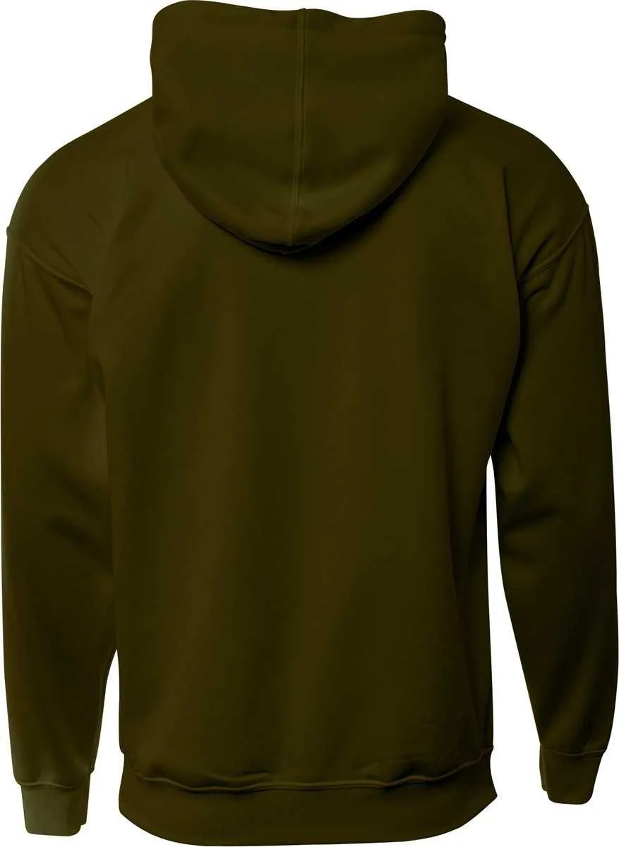 A4 N4279 Sprint Fleece Hoodie - Military Green Graphite