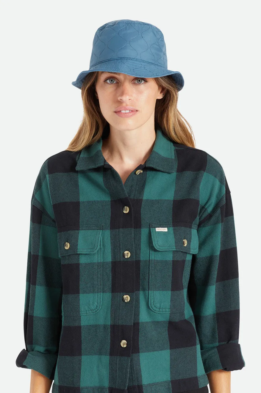 Abraham Reversible Bucket Hat - Indie Teal