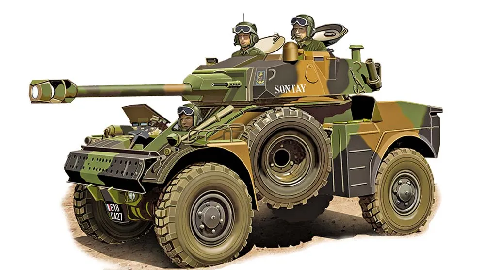 Ace Military 1/72 AML90 Light Armoured 4x4 Vehicle Kit