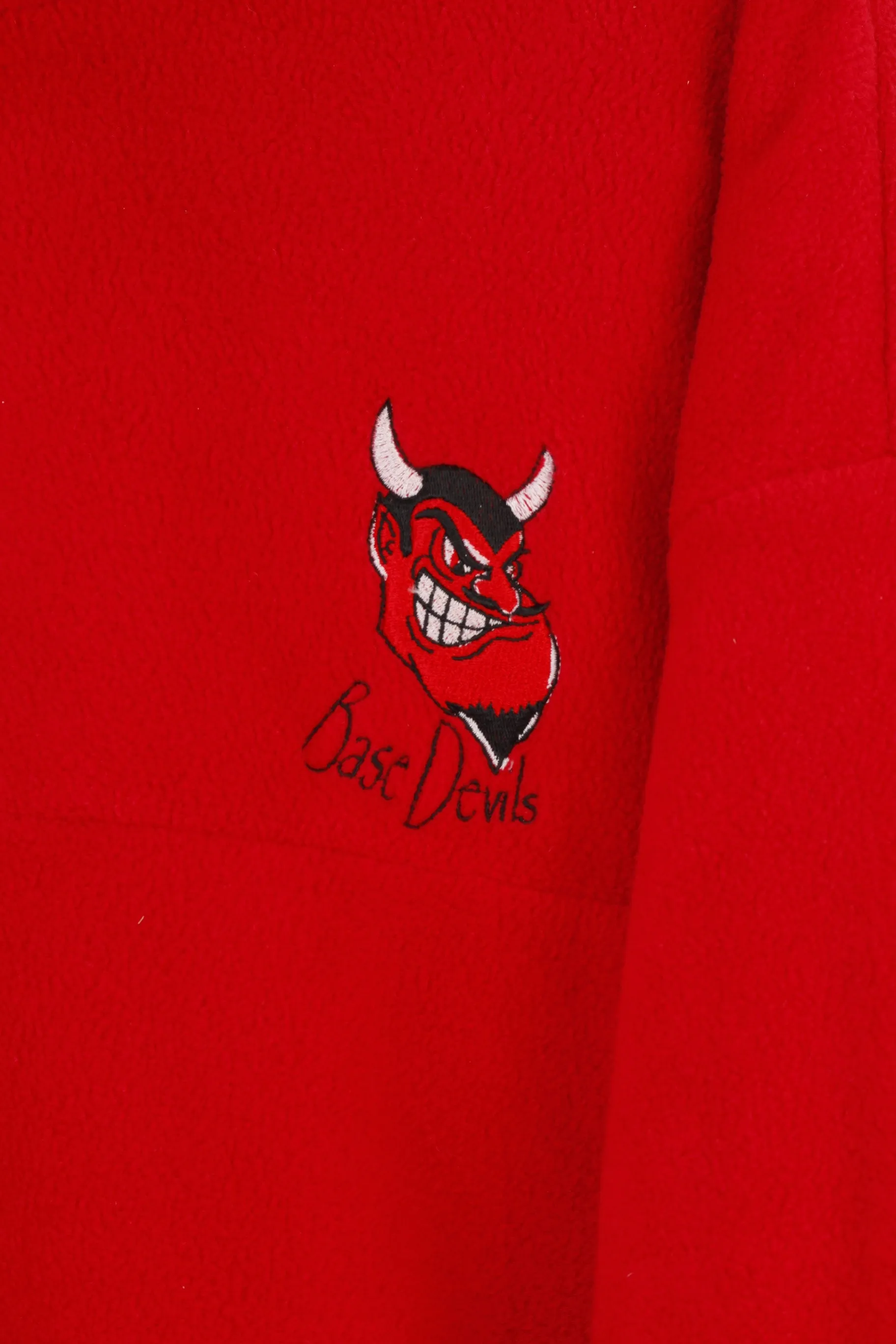 Active Fleece by Result Men S Jacket Double-Sided Red  Windproof Base Devils Vintage Padded Top