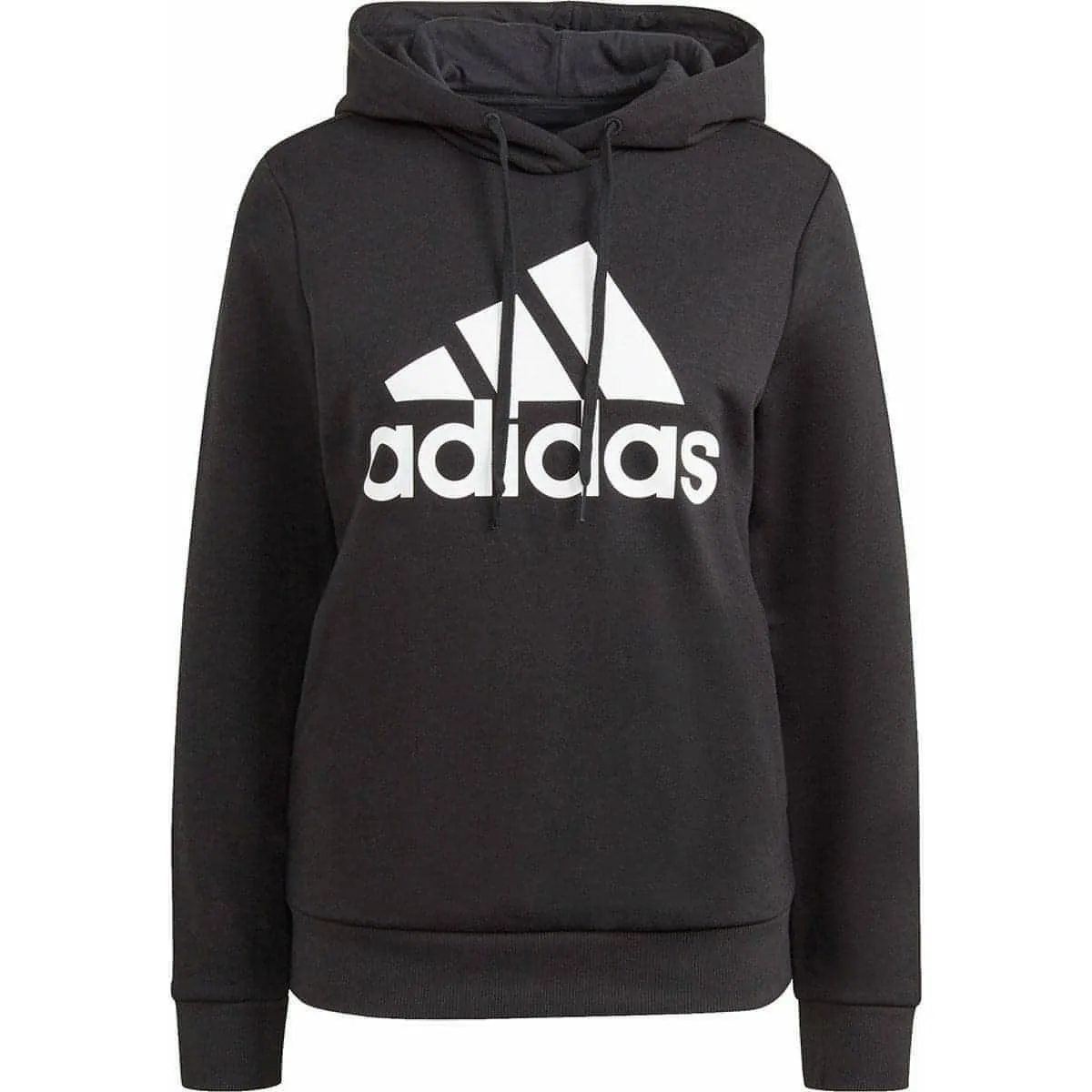 adidas Essentials Logo Fleece Womens Hoody - Black