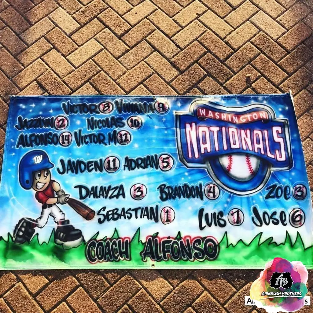 Airbrush Nationals Little League Banner