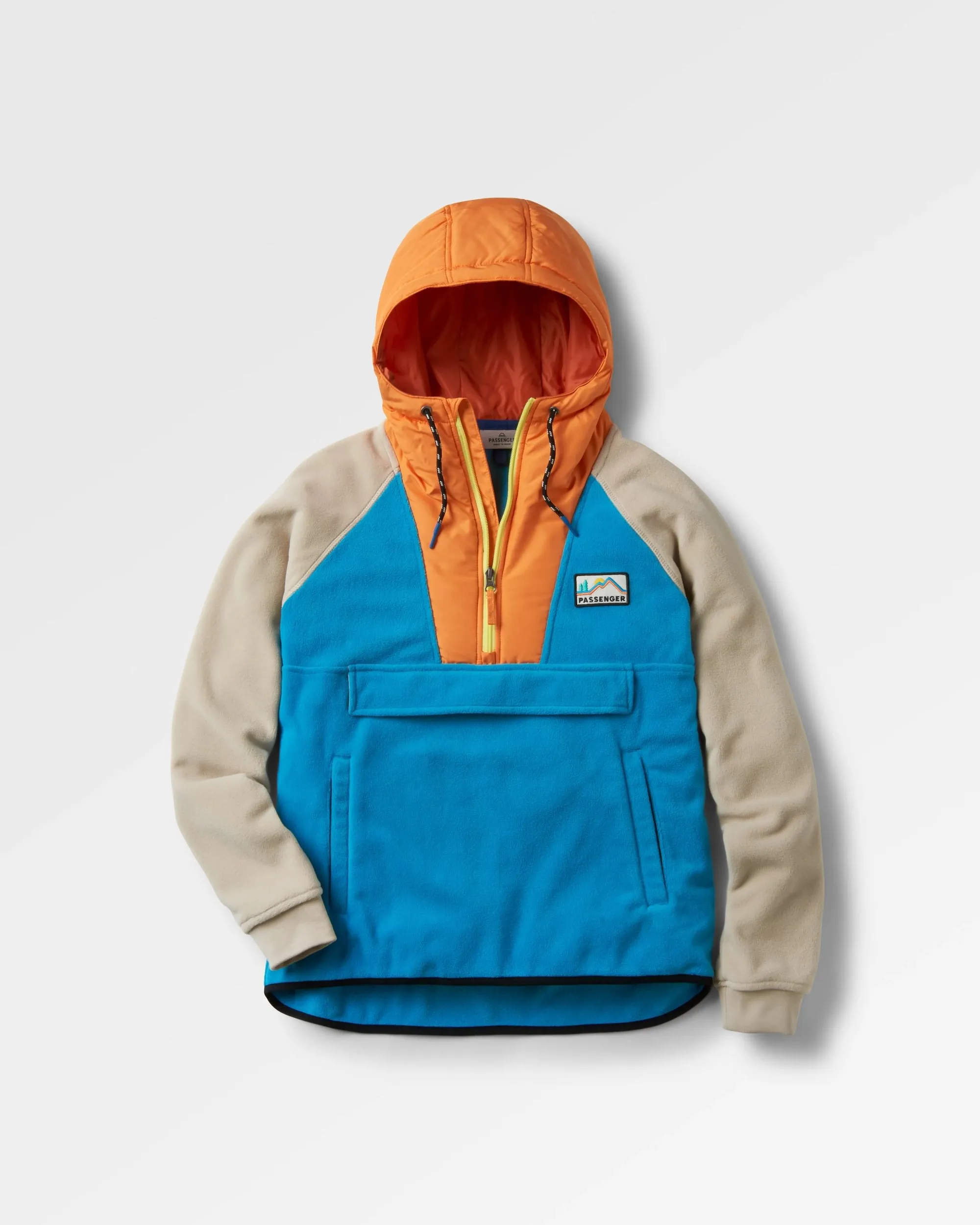 Alexander Recycled Polar Hooded Fleece - Blue Pool