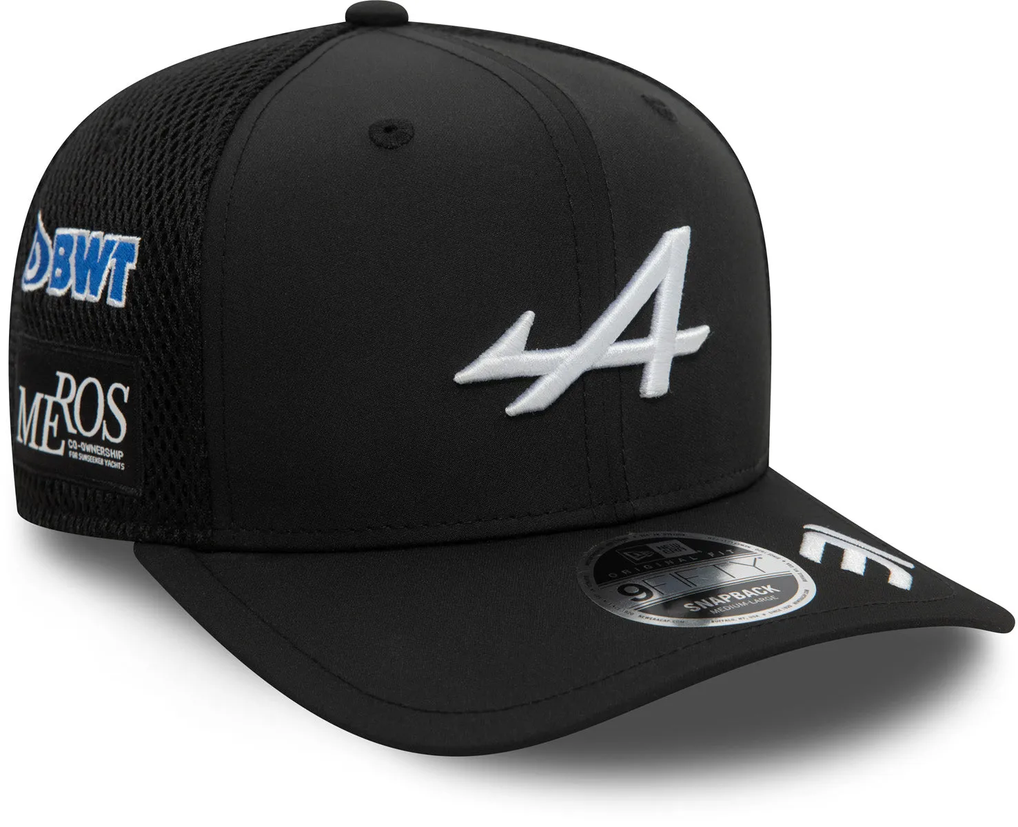 Alpine F1 New Era 9Fifty Esteban Ocon Black Team Snapback Cap