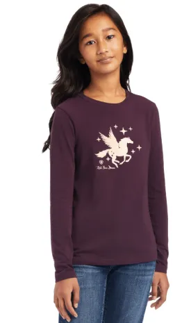 Ariat Youth Girl's Mulberry Dream Long Sleeve Tee 10041254