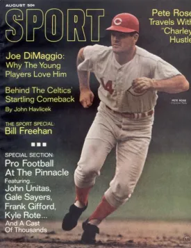 August 1968 SPORT Cover (Pete Rose, Cincinnati Reds)