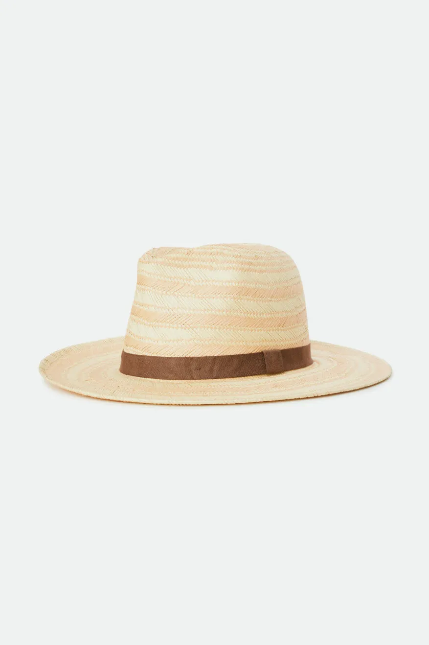 Aurora Fedora - Peach/Tan