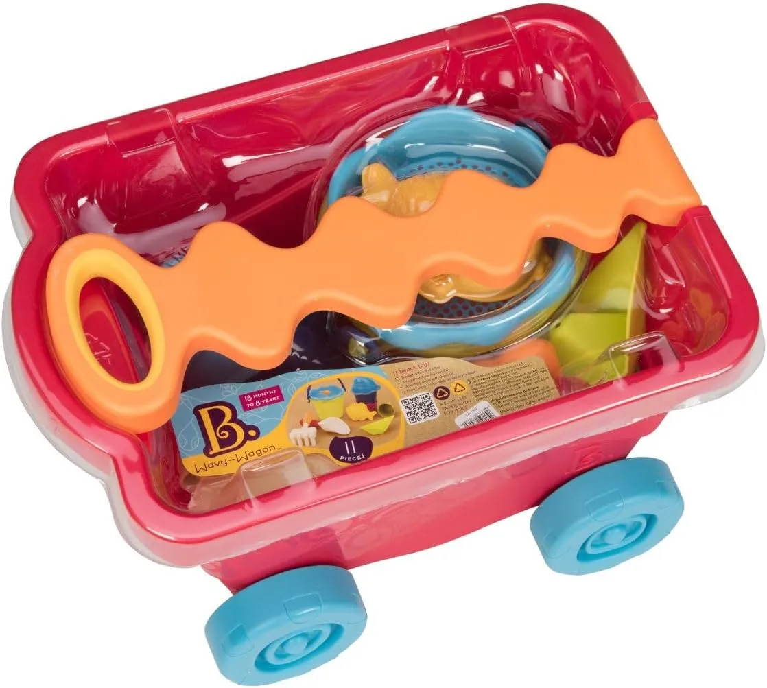 B. toys - Wavy Wagon Red