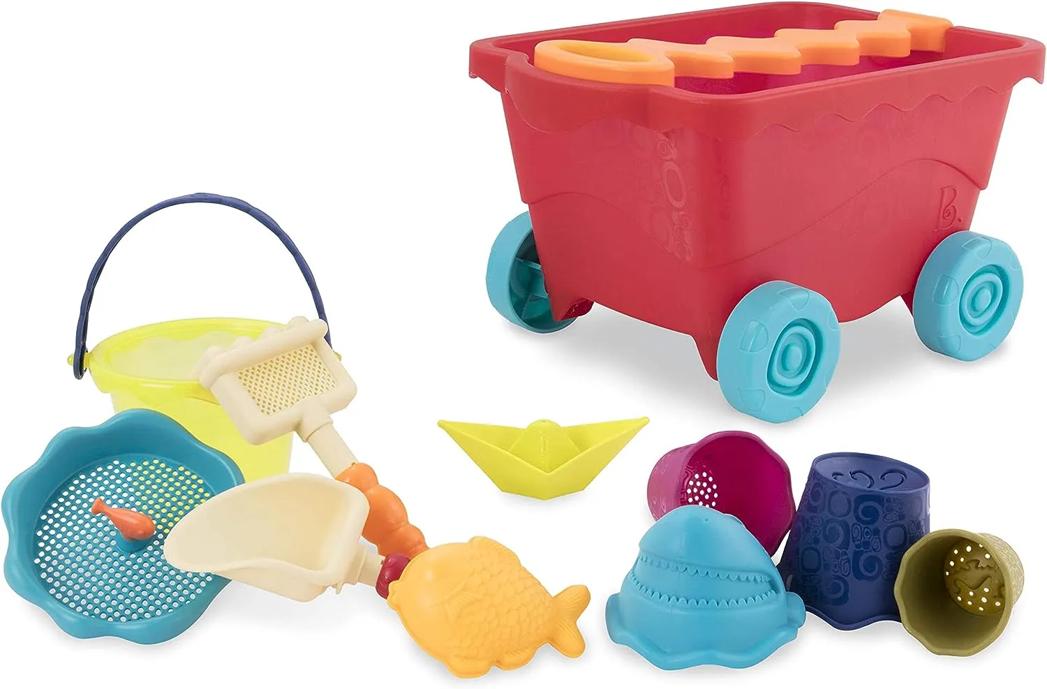 B. toys - Wavy Wagon Red