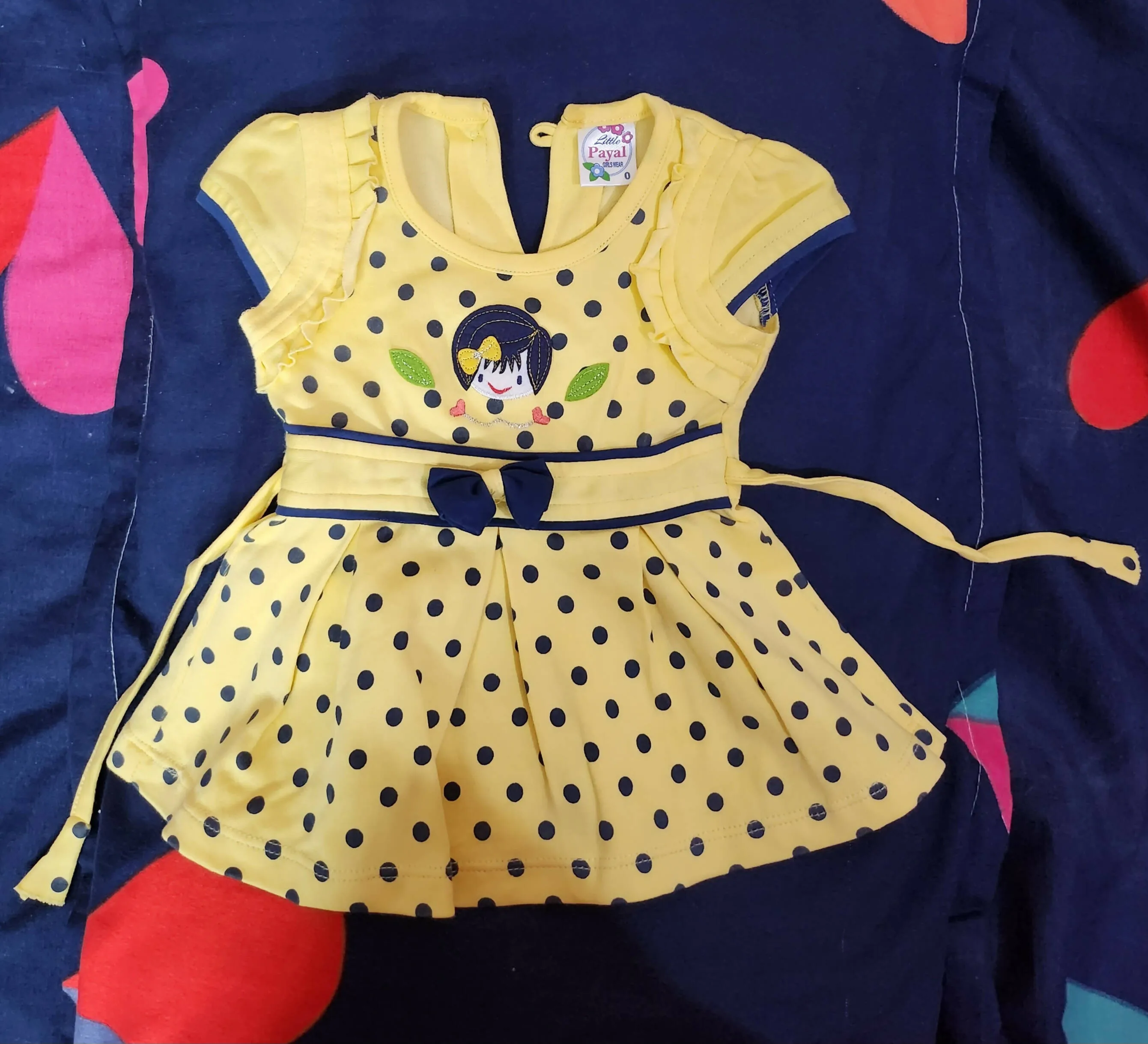 Baby frock gown onesie romper combo