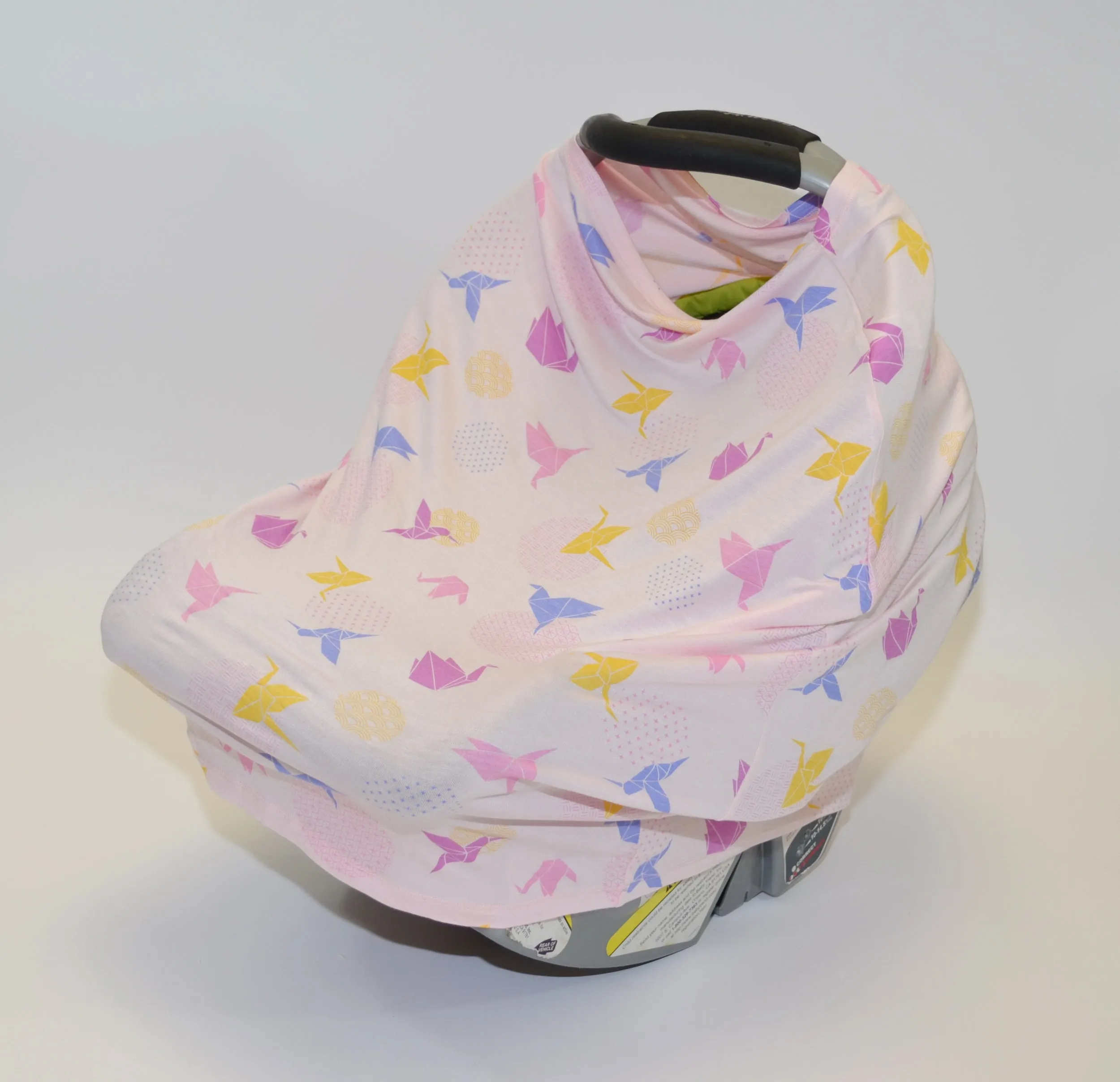 Bamboo Baby Cover & Nursing Poncho (Origami Print)