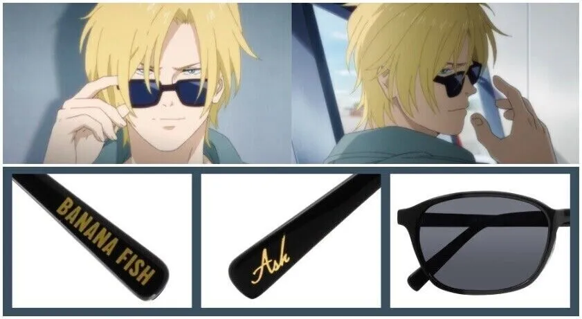 BANANA FISH Ash Lynx Model Sunglasses Wayfarer Japan Limited Cosplay