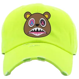 BAWS Crazy Dad Hat Safety Yellow