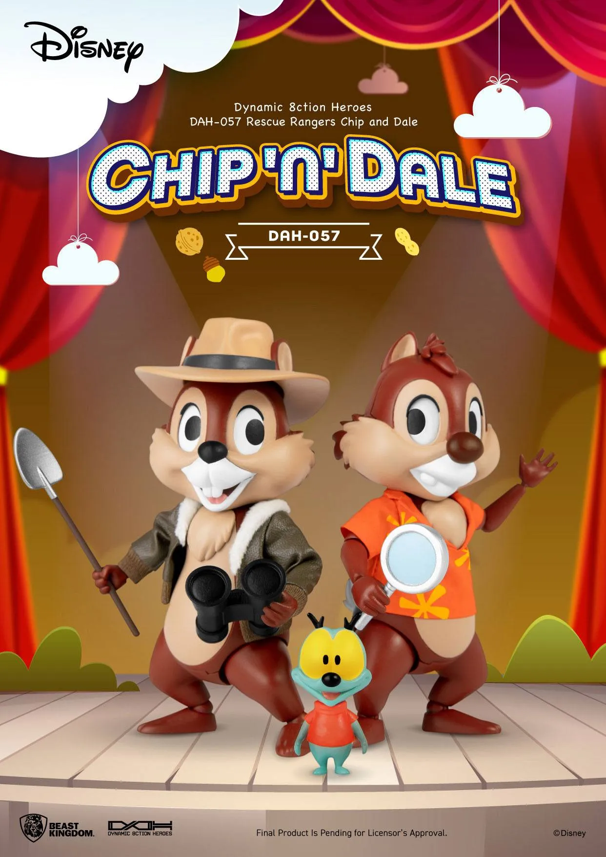 Beast Kingdom Chip 'n Dale: Rescue Rangers Chip & Dale Dynamic 8ction Heroes 1/9 Action Figures