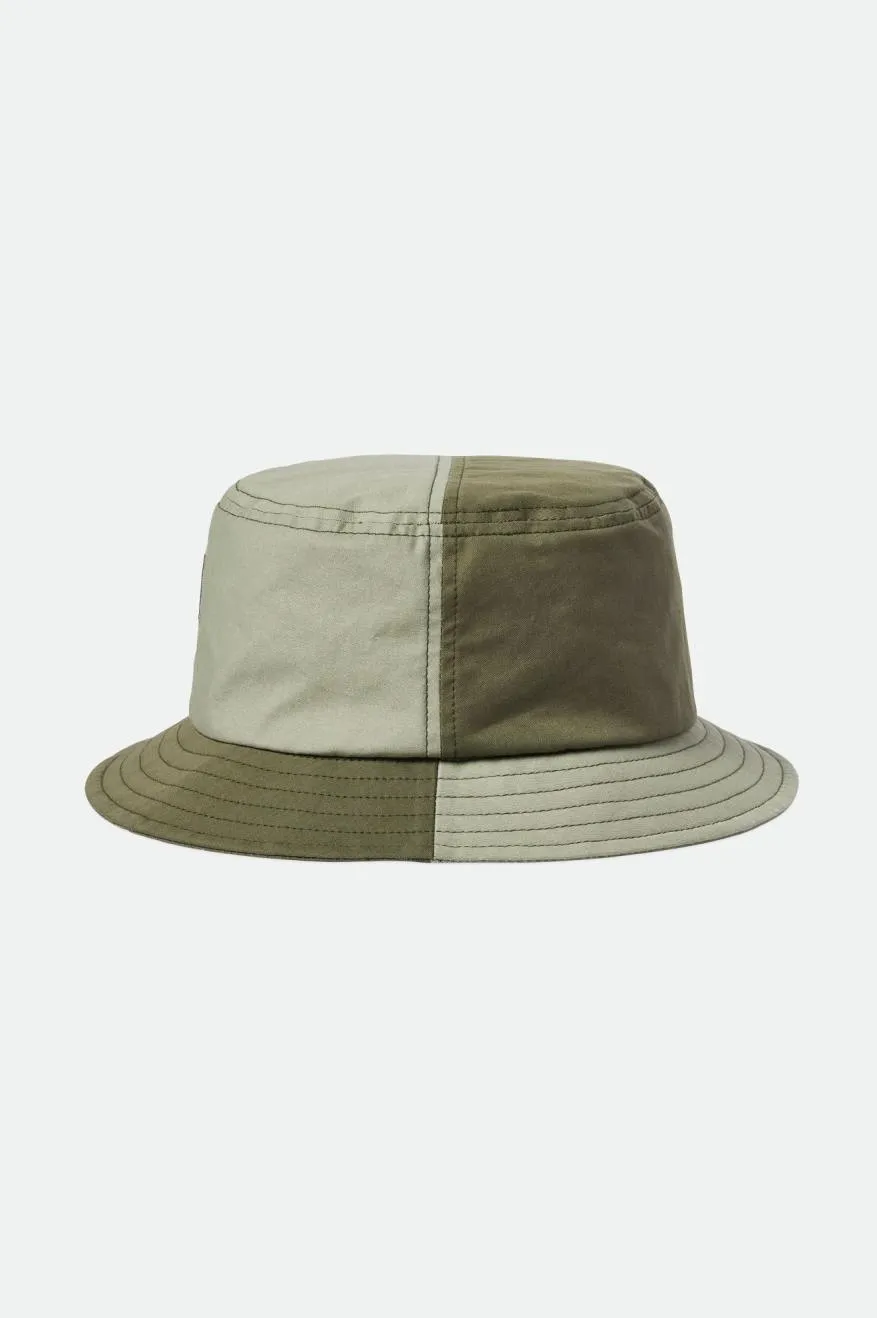 Beta Packable Bucket Hat - Mineral Grey/Olive Surplus