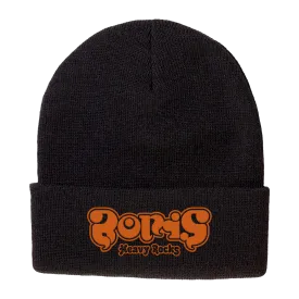 Boris "Heavy Rocks" DRI DUCK Black Embroidered Beanie