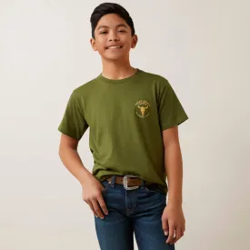 Boys Ariat Bison Skull T-Shirt