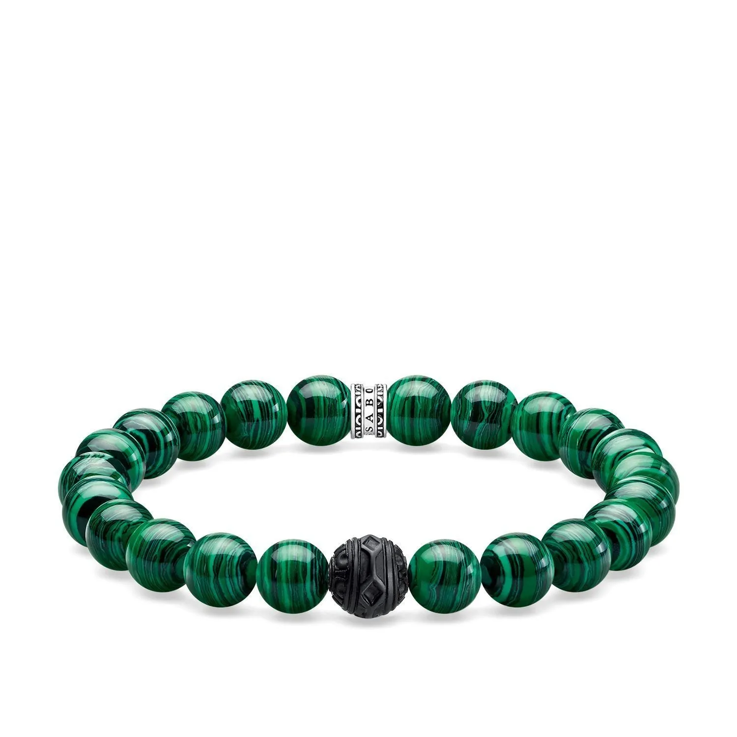 Bracelet "Black Cat Green"