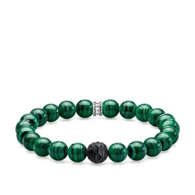 Bracelet "Black Cat Green"