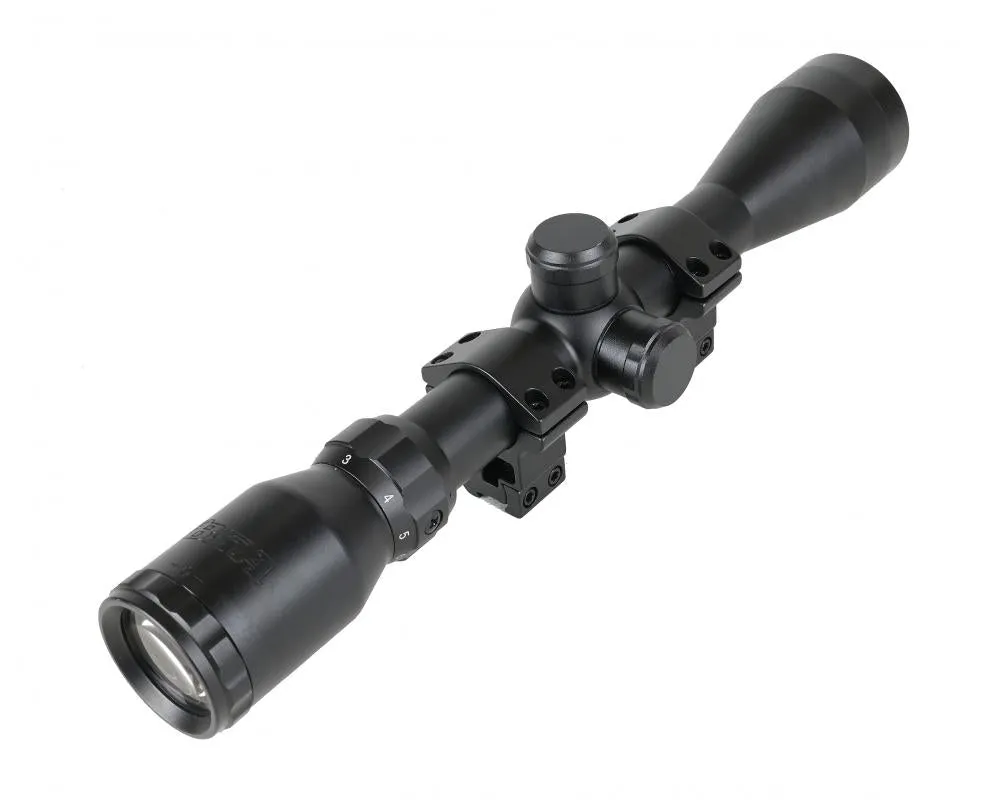 BSA Essential EMD 3-9x40 Scope with High Rings