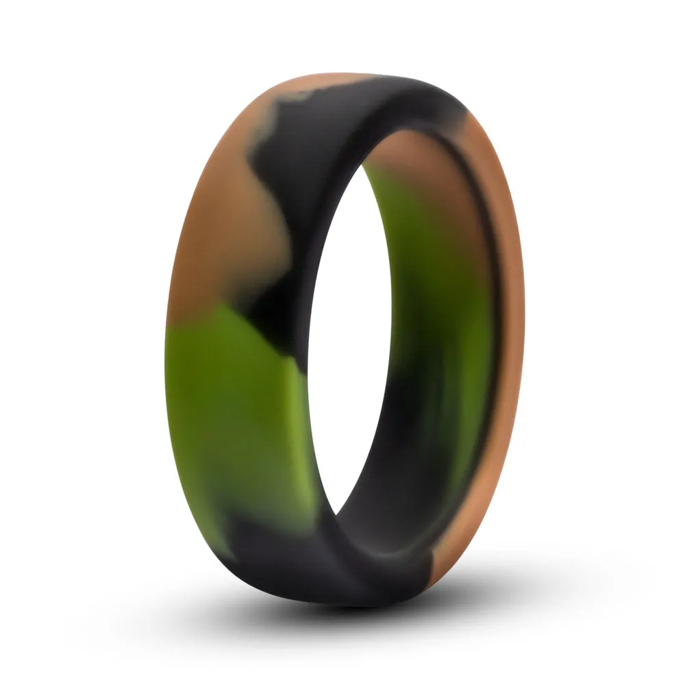 Camo Comfort Silicone Cock Ring - Soft, Stretchy, and Easy to Clean!