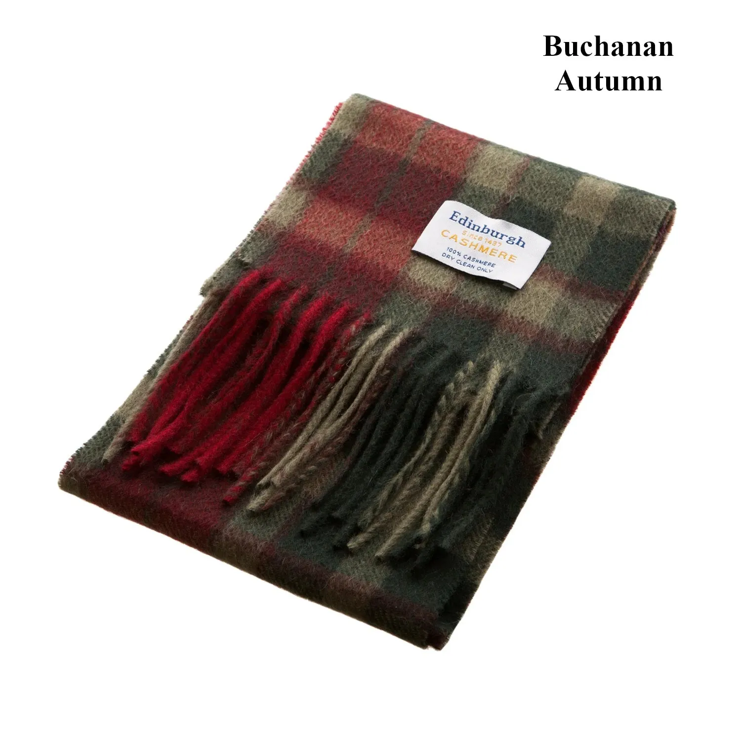 Cashmere Tartan Mini Scarf