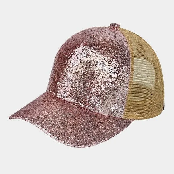 CC GLITTER TRUCKER CAP