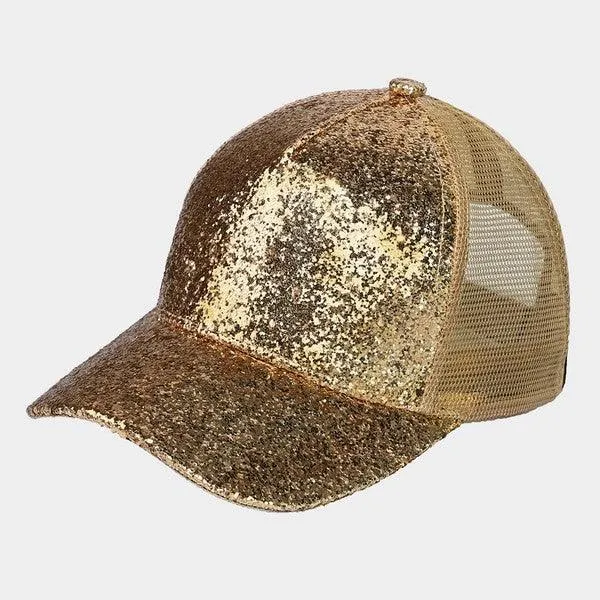 CC GLITTER TRUCKER CAP