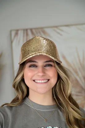 CC GLITTER TRUCKER CAP