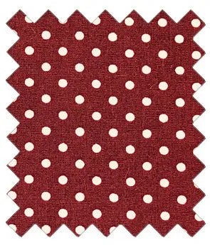 Cherry Red Spot Wedding Tie