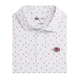 Cincinnati Reds Tour Logo Printed Performance Polo