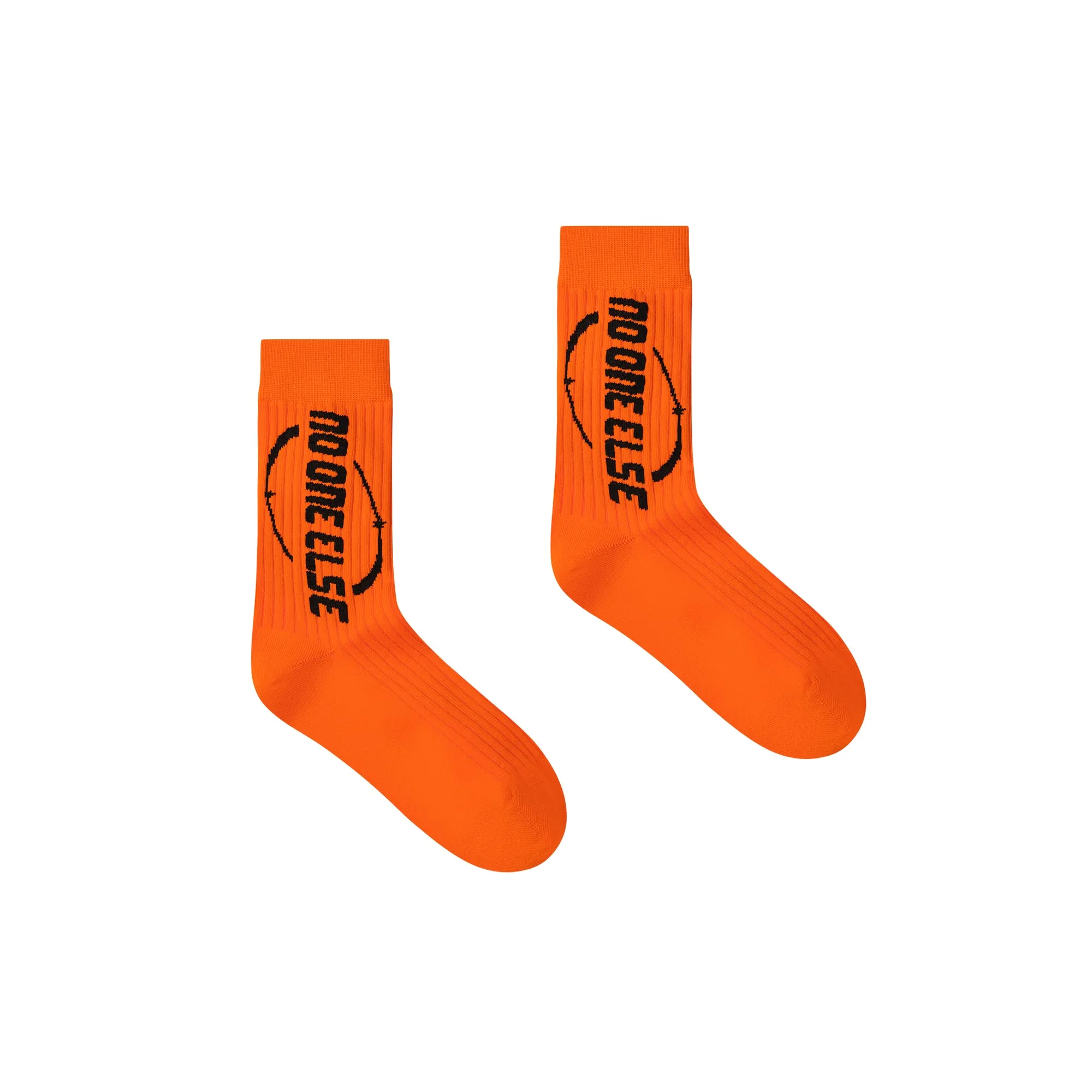 Circle Logo Ribbed Calf Socks