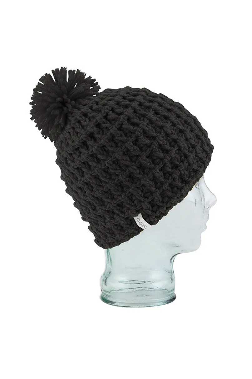 Coal Waffle Beanie