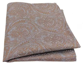 Copper Lace Paisley Pocket Square