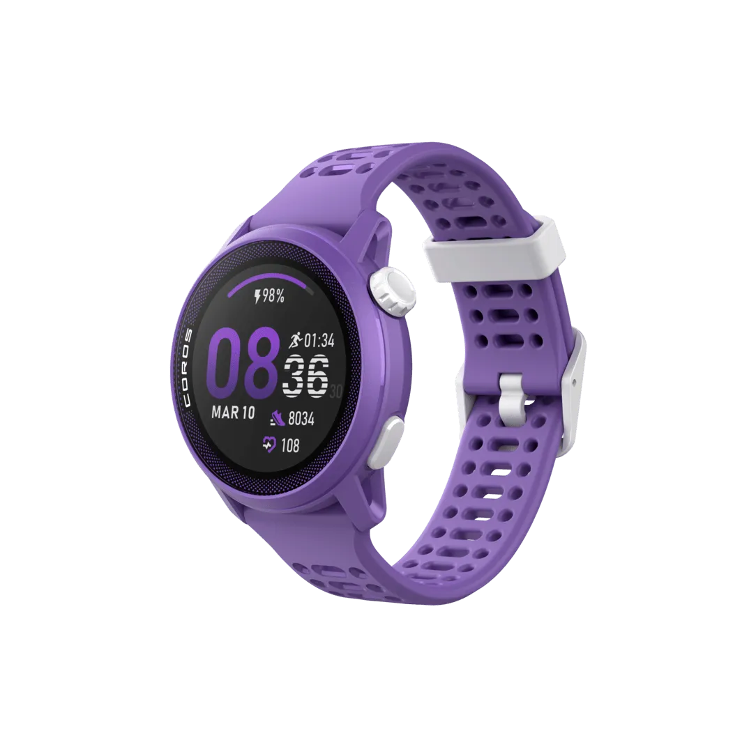 COROS PACE 3 Premium GPS Sport Watch with Silicone Band in Violet