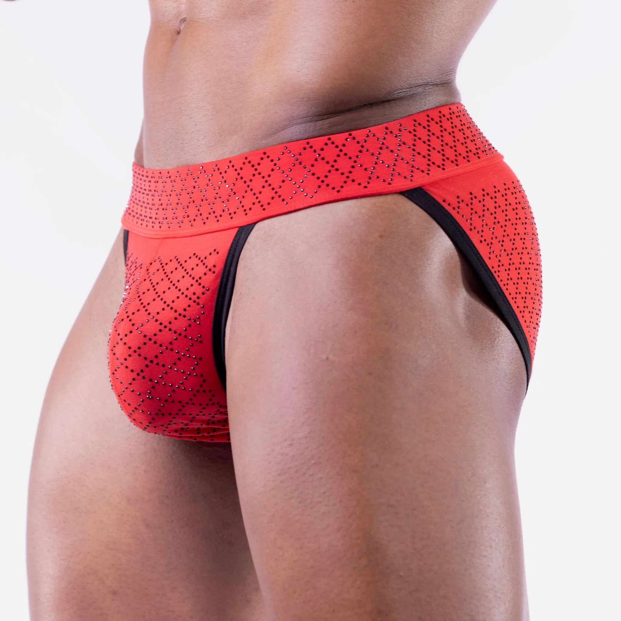 Crystal Cloud Sport Brief Red