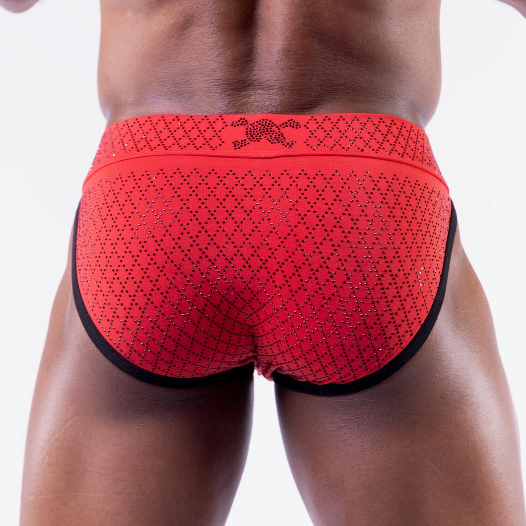 Crystal Cloud Sport Brief Red