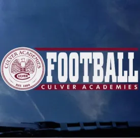 Culver Academies Football Decal