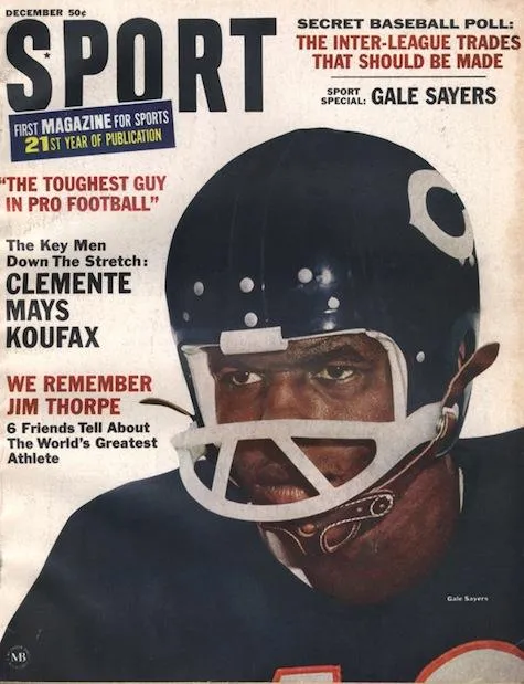 December 1966 SPORT Cover (Gale Sayers, Chicago Bears)