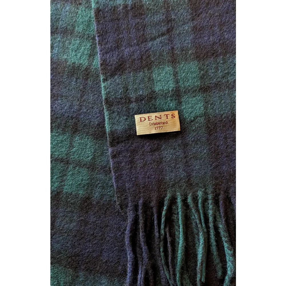 Dents - Lambswool Blackwatch - Scarf