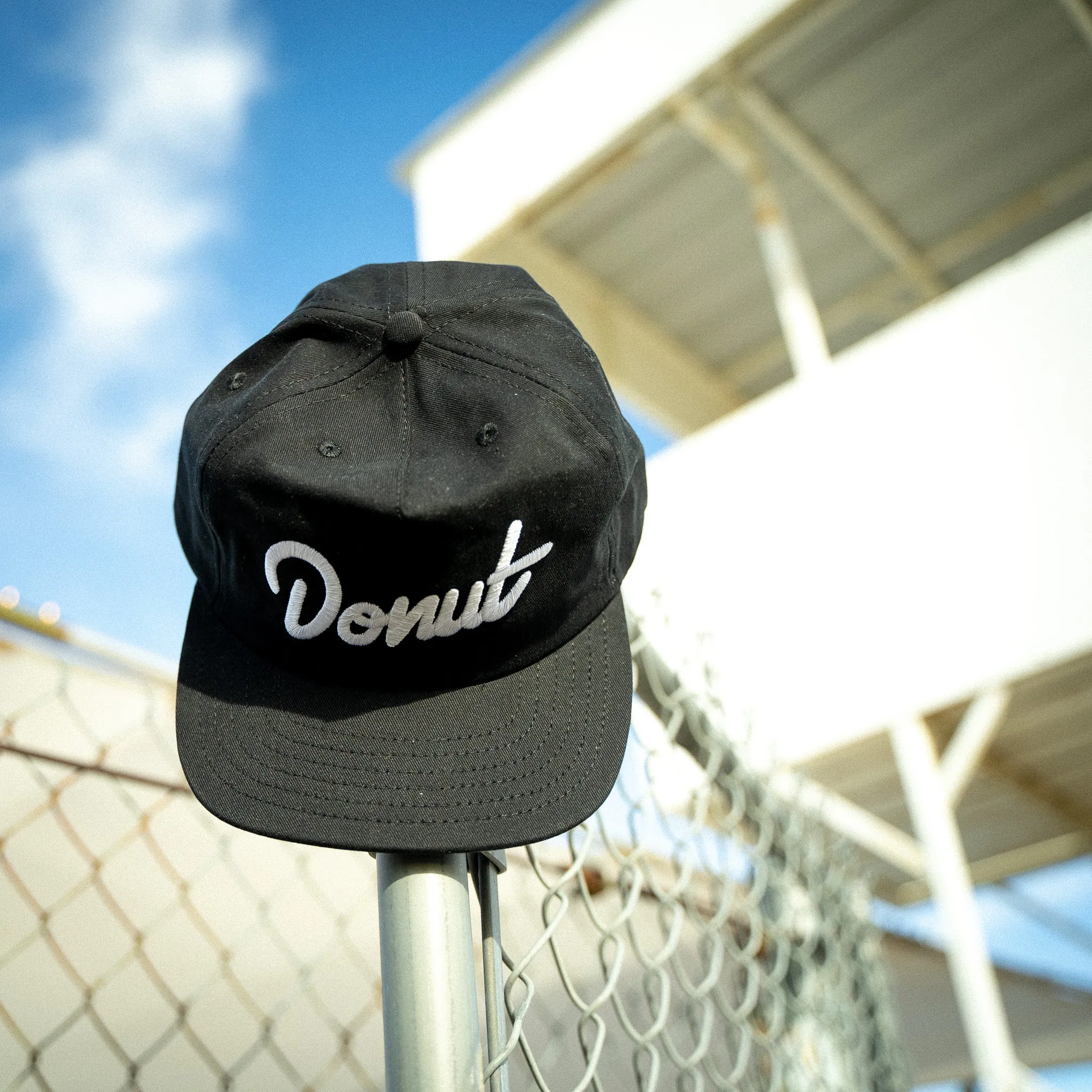 Donut Snapback Hat 2.0 - Black