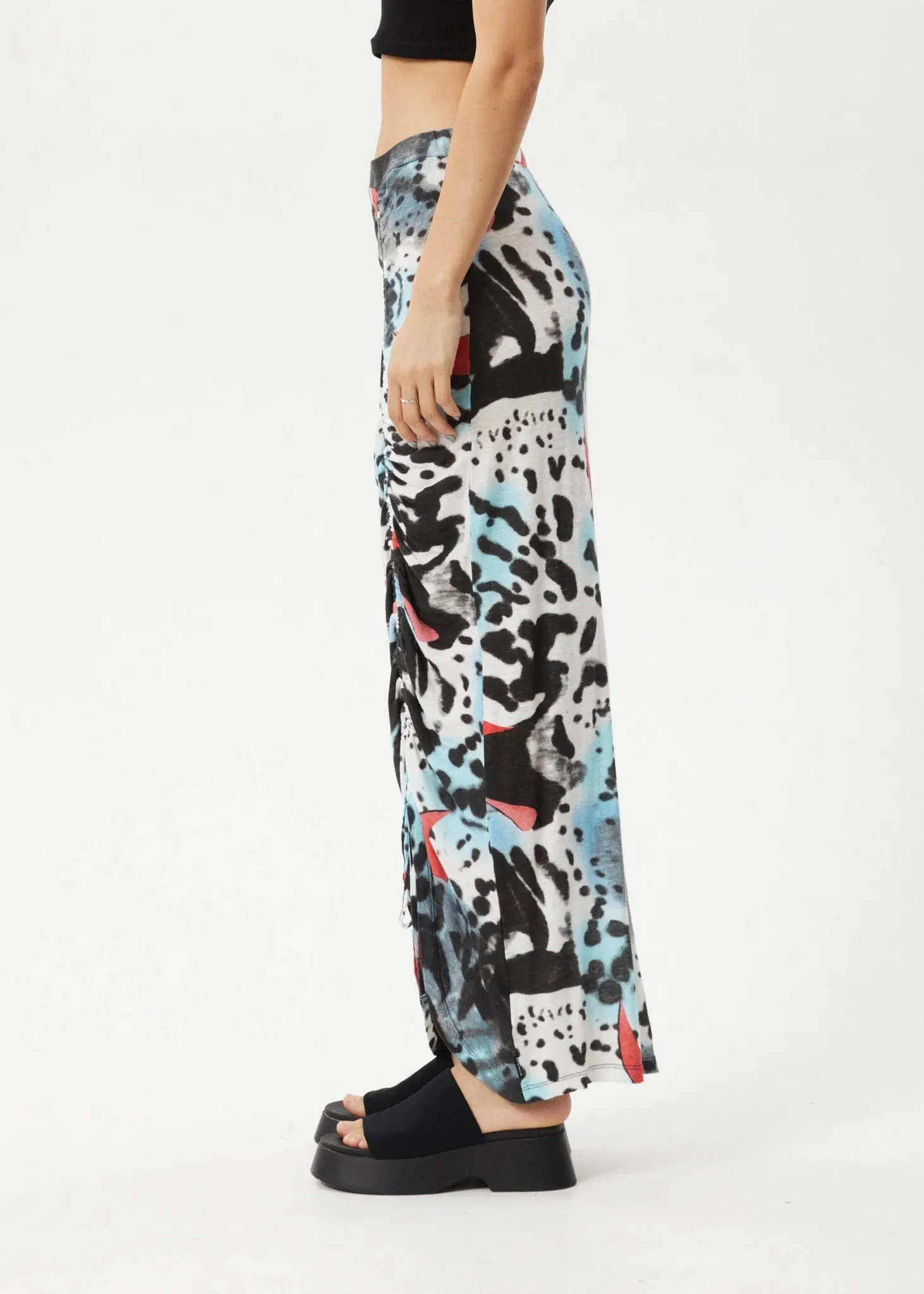 Dossy Sheer Maxi Skirt