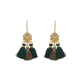 Earrings - Mini Tassel - Jungle Riot