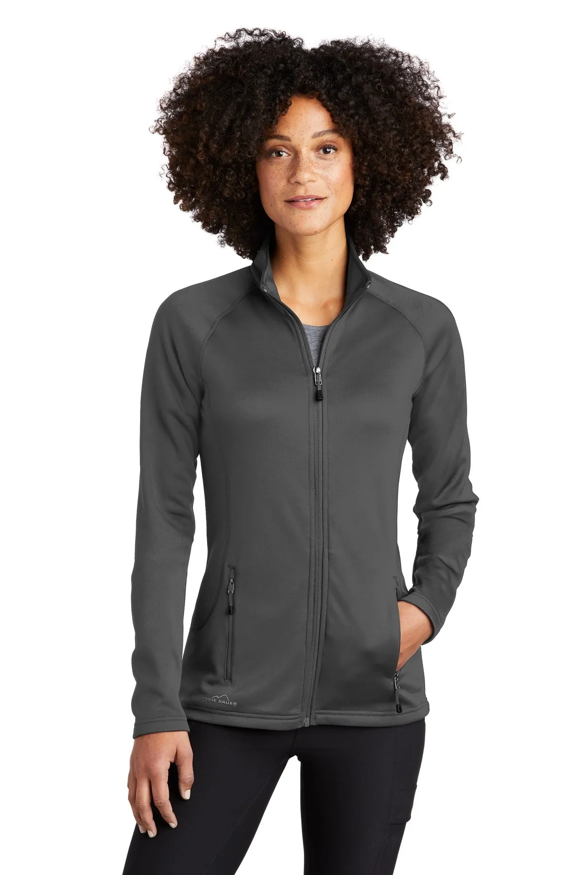 Eddie Bauer Ladies Smooth Fleece Full-Zip. EB247