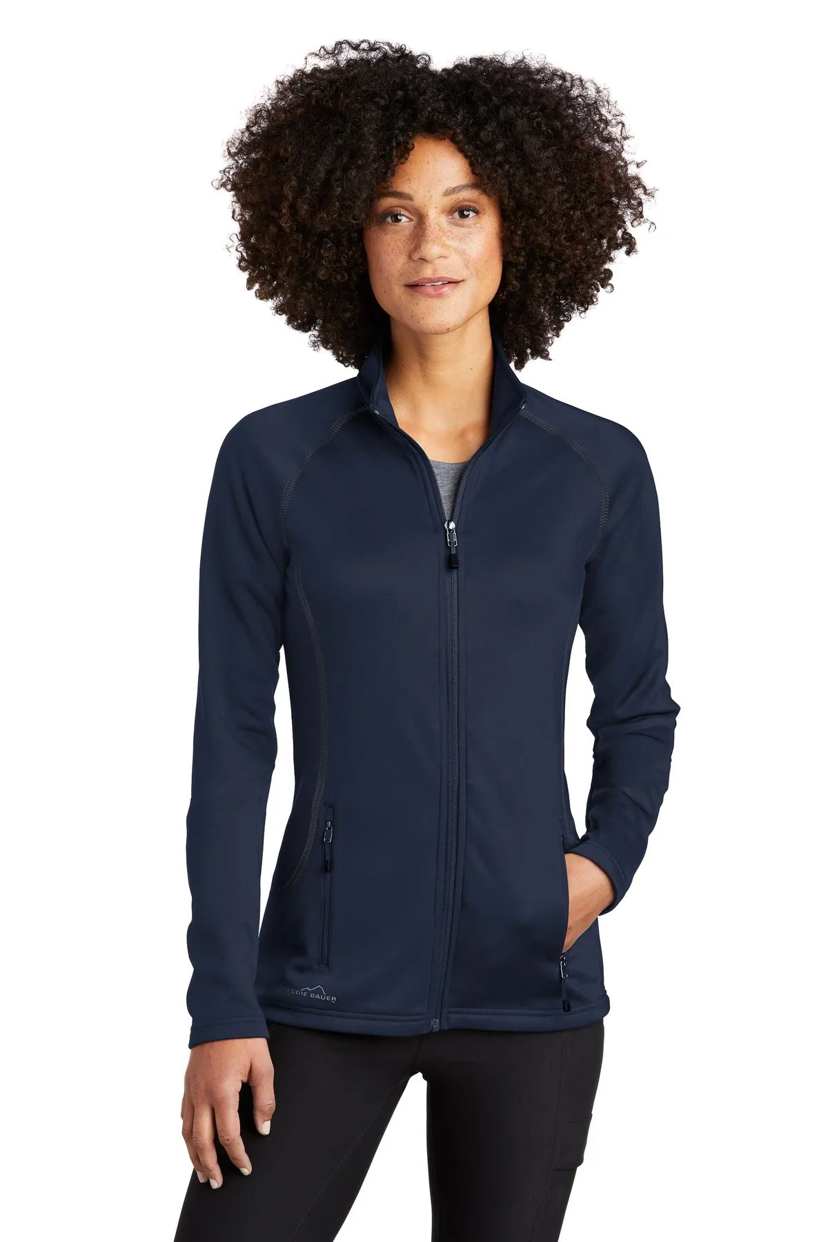 Eddie Bauer Ladies Smooth Fleece Full-Zip. EB247