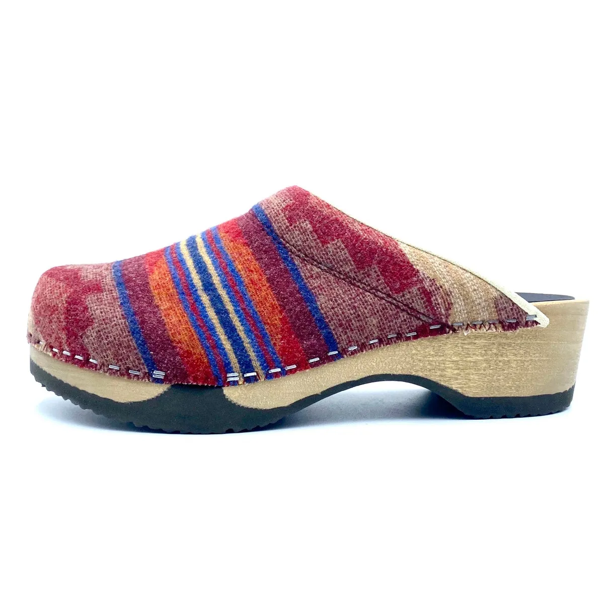 Embla Clogs | Red Pine Trail pure Virgin Wool