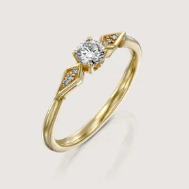 Emily Ring White Diamonds - 4mm