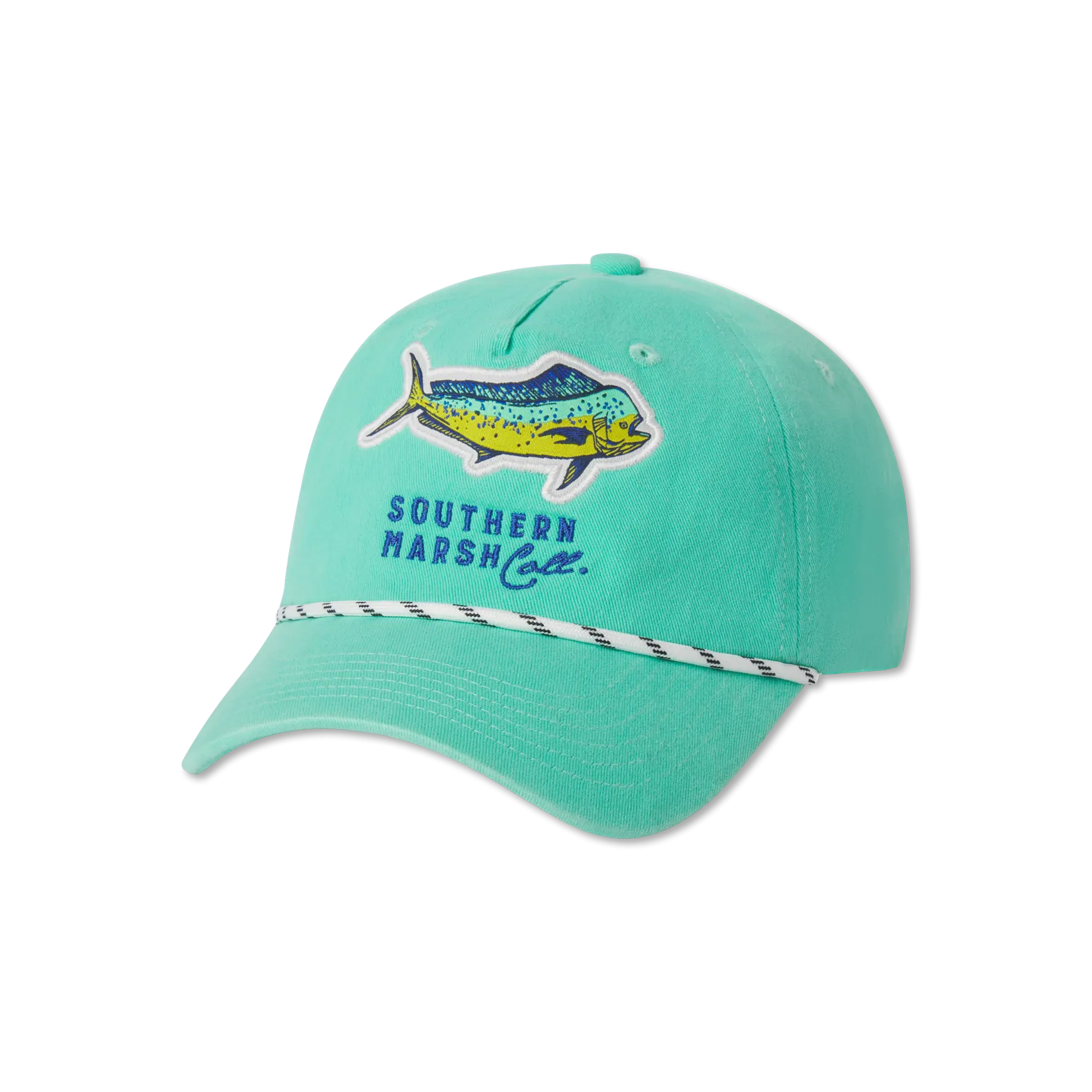 Ensenada Rope Hat - Mahi Mahi Patch