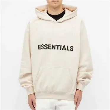 Essentials - Hoodie - Cream